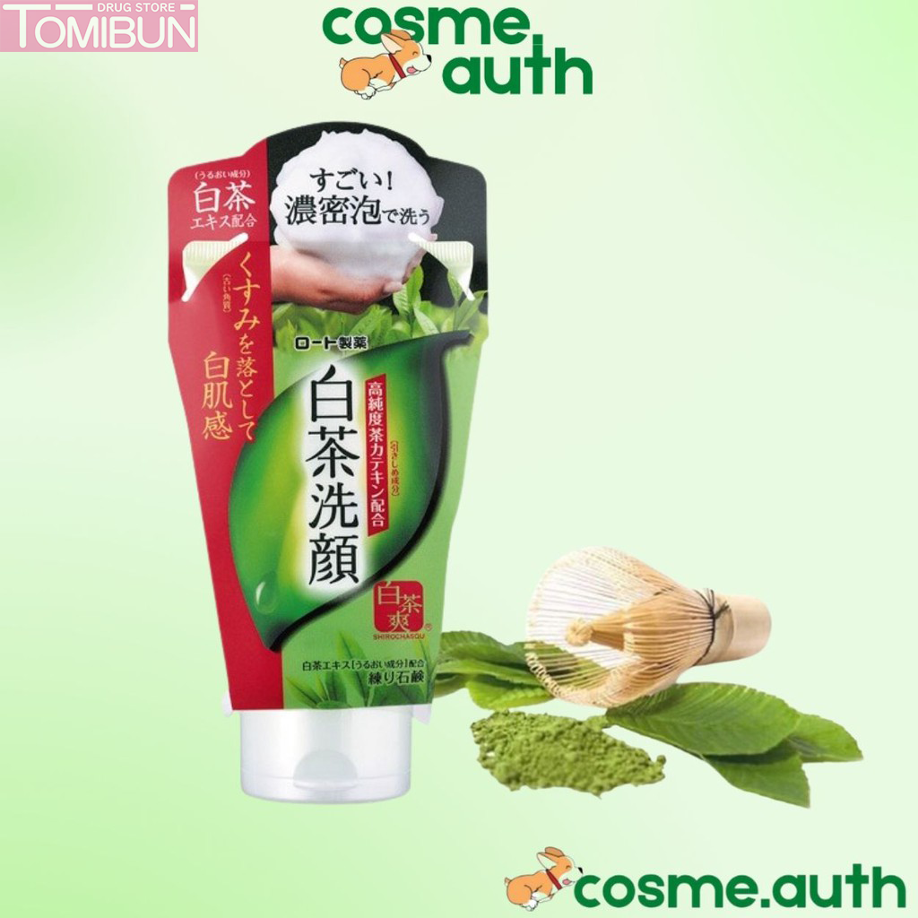 SỮA RỬA MẶT TRÀ XANH ROHTO SHIROCHASOU GREEN TEA FOAM