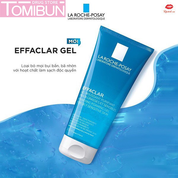 GEL RỬA MẶT DÀNH CHO DA DẦU NHẠY CẢM LA ROCHE-POSAY EFFACLAR PURIFYING FOAMING GEL