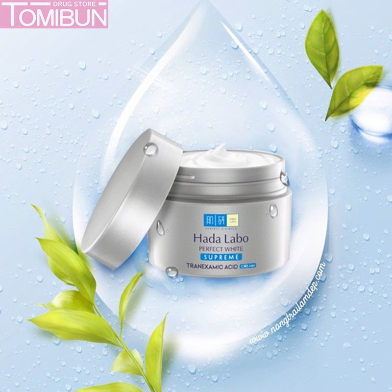 KEM DƯỠNG TRẮNG TOÀN DIỆN HADA LABO PERFECT WHITE SUPREME CREAM