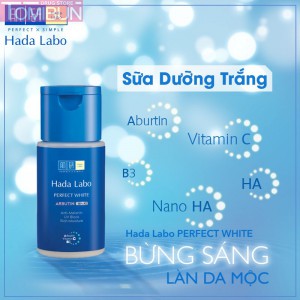 SỮA DƯỠNG TRẮNG HADA LABO PERFECT WHITE ARBUTIN MILK