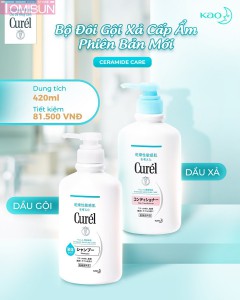 DẦU GỘI CẤP ẨM CHUYÊN SÂU CUREL INTENSIVE MOISTURE CARE SHAMPOO 