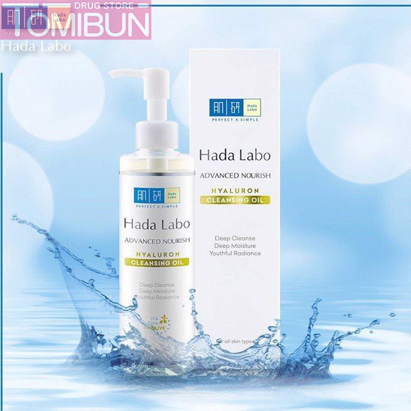 DẦU TẨY TRANG SẠCH SÂU DƯỠNG ẨM HADA LABO ADVANCED NOURISH HYALURON CLEANSING OIL