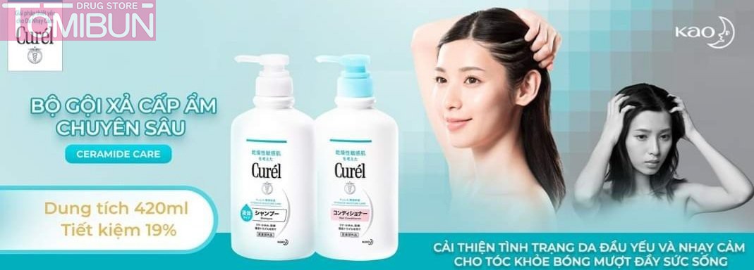 DẦU GỘI CẤP ẨM CHUYÊN SÂU CUREL INTENSIVE MOISTURE CARE SHAMPOO 