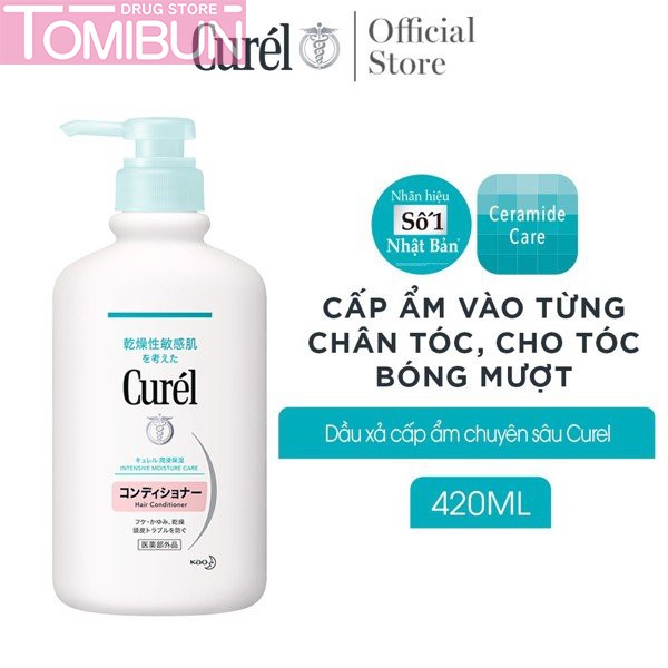 DẦU XẢ CẤP ẨM CHUYÊN SÂU CUREL INTENSIVE MOISTURE CARE HAIR CONDITIONER