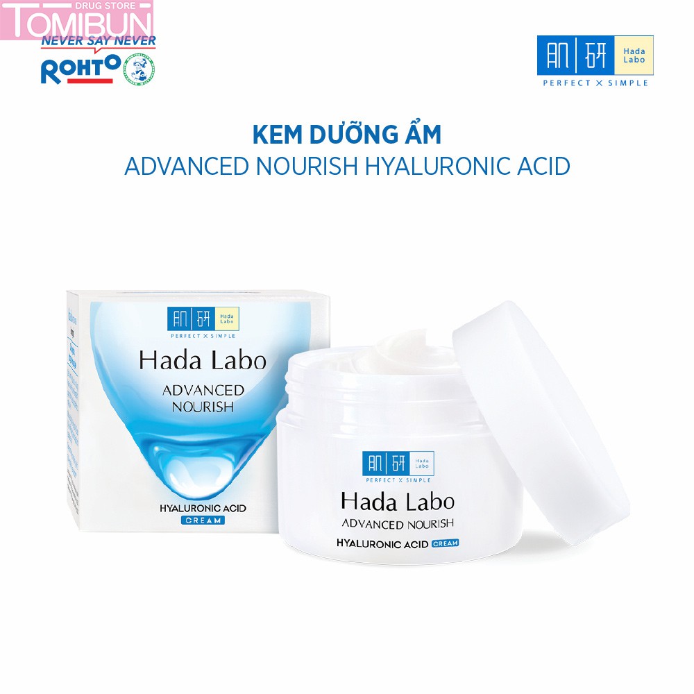 KEM DƯỠNG ẨM CHO MỌI LOẠI DA HADA LABO ADVANCED NOURISH HYALURON CREAM