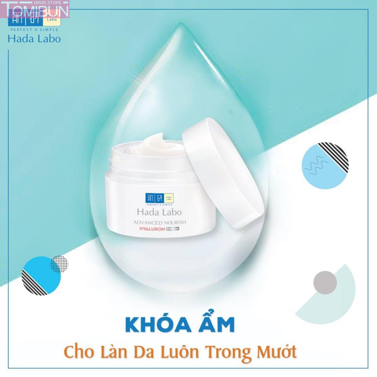 BỘ SẢN PHẨM DƯỠNG ẨM SÂU DA TRONG MƯỚT HADA LABO ADVANCED NOURISH TRIAL SET