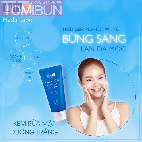 BỘ SẢN PHẨM DƯỠNG TRẮNG HADA LABO PERFECT WHITE TRAVEL KIT