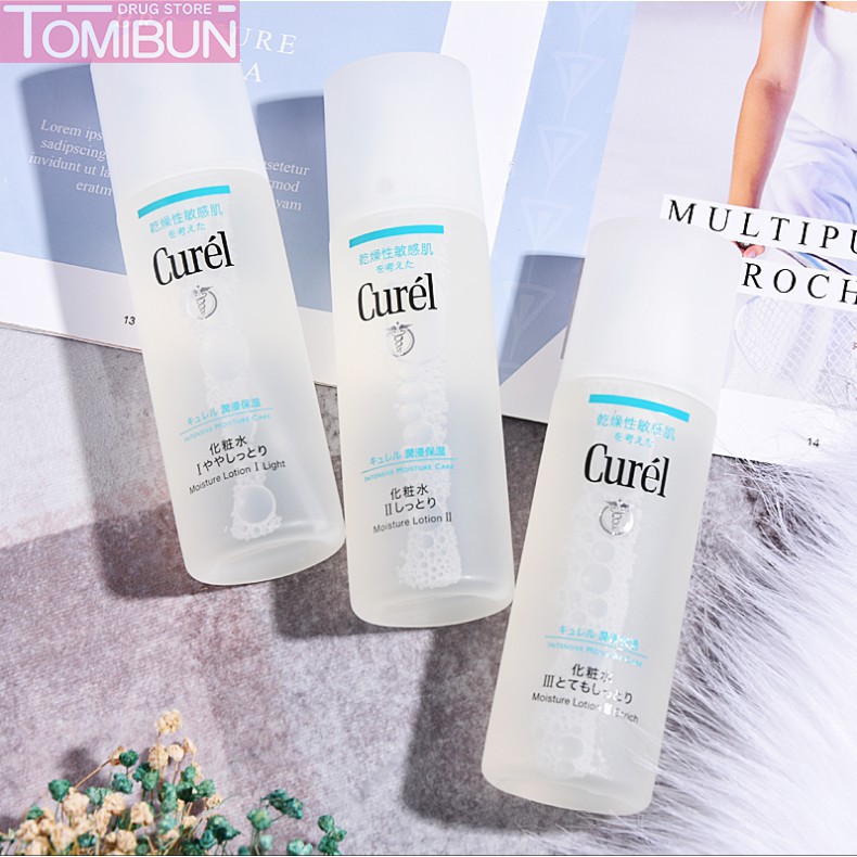 LOTION DƯỠNG DA CURÉL INTENSIVE MOISTURE CARE FACIAL LOTION ENRICH CẤP ẨM CHUYÊN SÂU