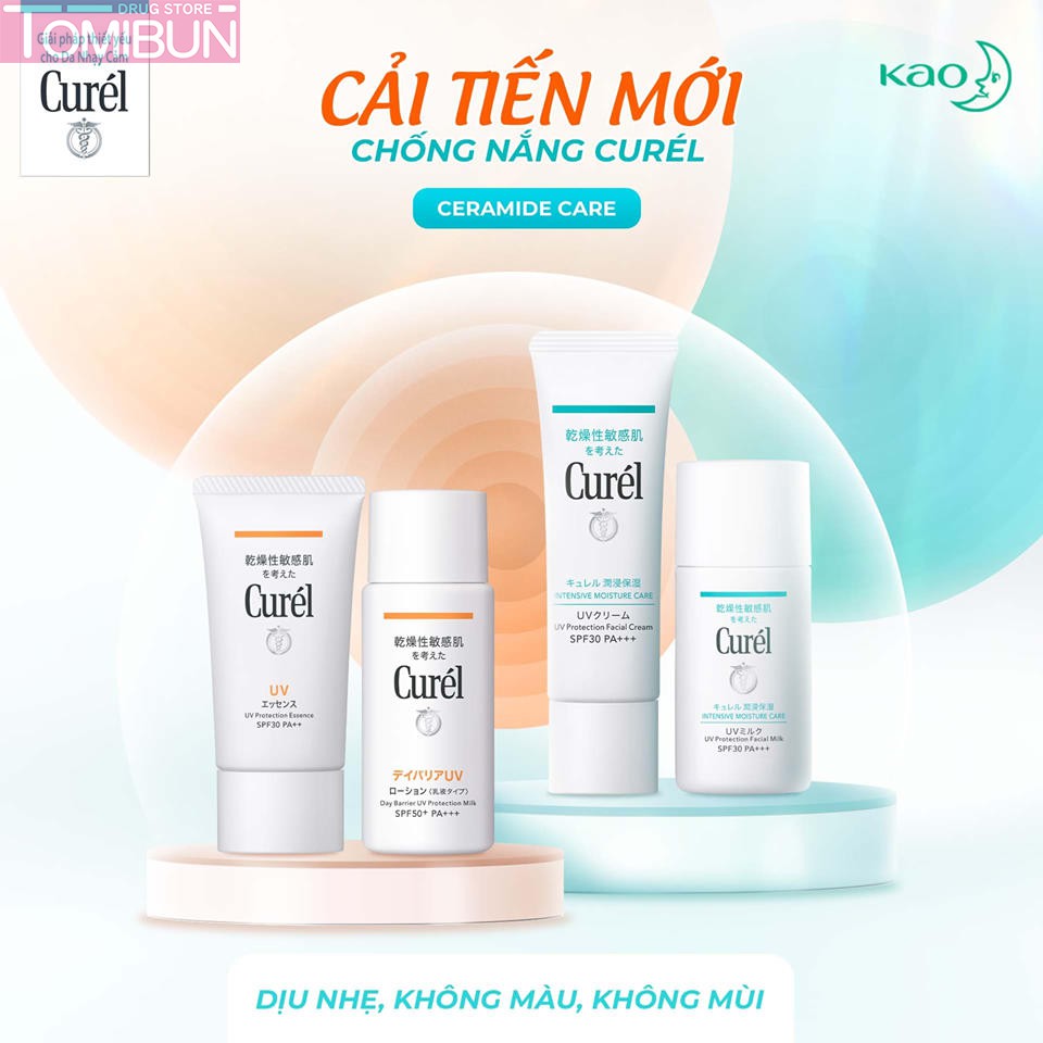 SỮA CHỐNG NẮNG CUREL UV PROTECTION MILK SPF 50+ PA+++