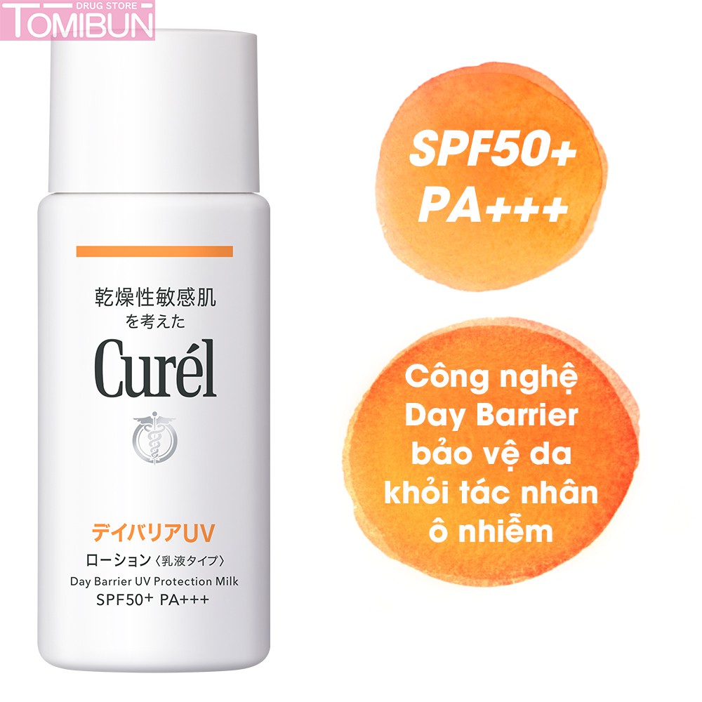 SỮA CHỐNG NẮNG CUREL UV PROTECTION MILK SPF 50+ PA+++