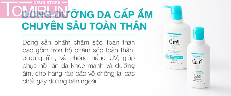 SỮA DƯỠNG TOÀN THÂN CẤP ẨM CHUYÊN SÂU CURÉL INTENSIVE MOISTURE CARE MOISTURE MILK