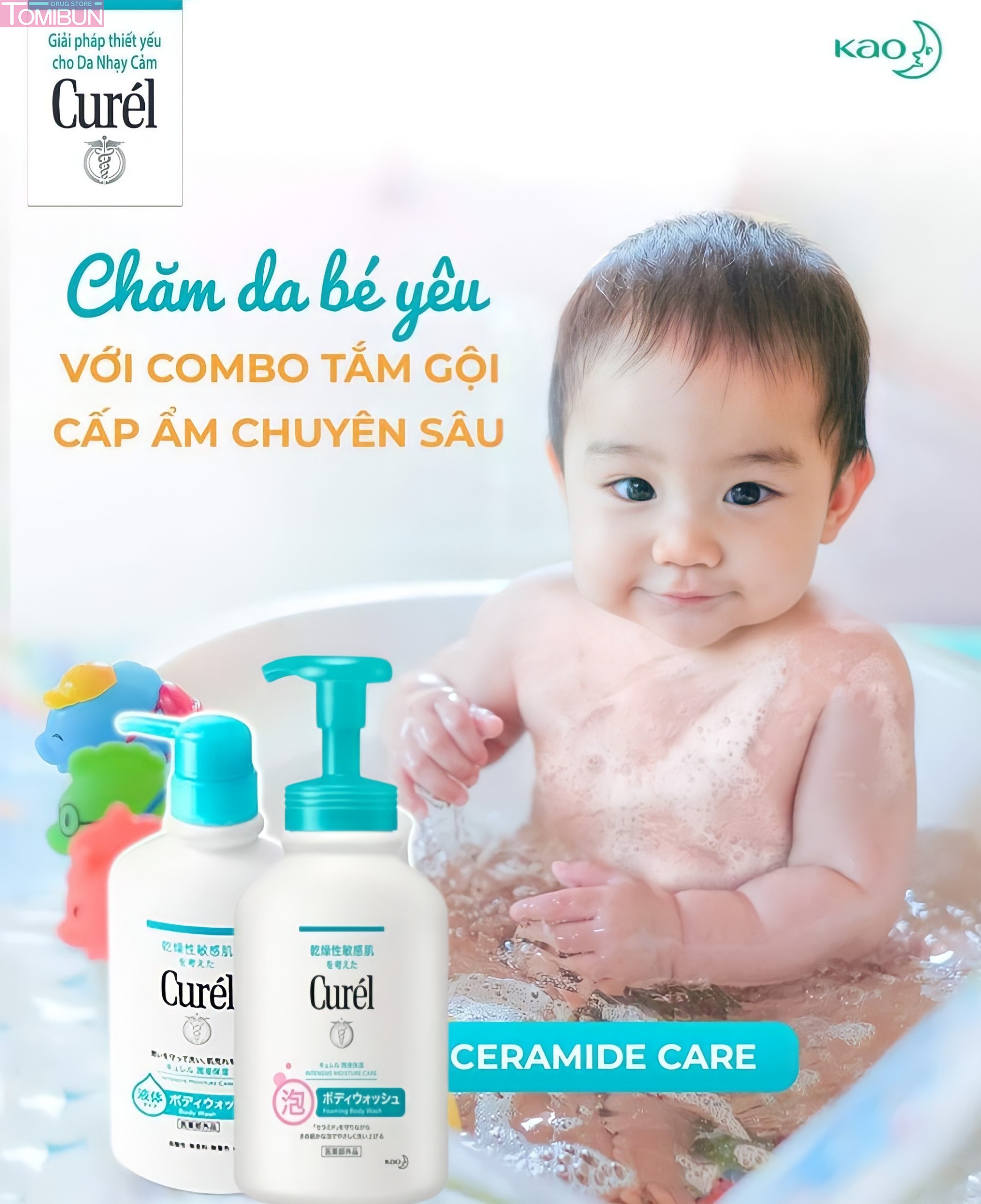 SỮA TẮM TOÀN THÂN CẤP ẨM CHUYÊN SÂU CURÉL INTENSIVE MOISTURE CARE BODY WASH