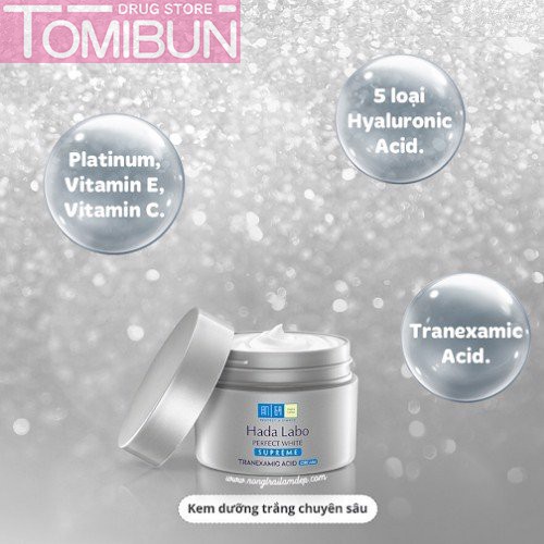 KEM DƯỠNG TRẮNG TOÀN DIỆN HADA LABO PERFECT WHITE SUPREME CREAM