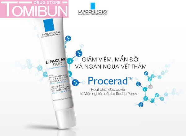 KEM GIẢM MỤN NGỪA THÂM LA ROCHE-POSAY EFFACLAR DUO+