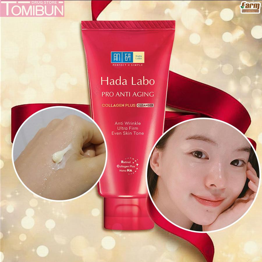 KEM RỬA MẶT DƯỠNG CHUYÊN BIỆT HADA LABO PRO ANTI AGING CLEANSER