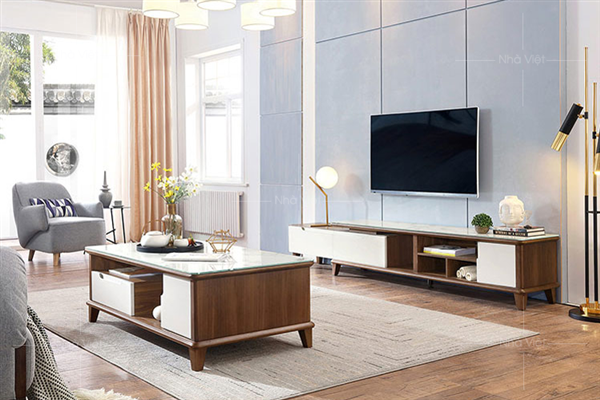 Bàn trà gỗ phòng khách gia đình BT-28