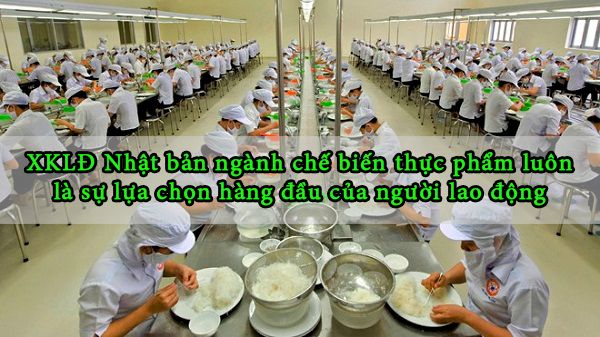 Điều kiện và Quyền lợi khi xuất khẩu lao động Nhật Bản ngành thực phẩm mới 2022