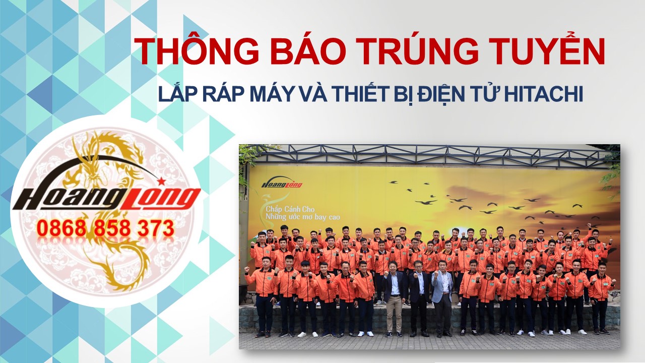 Kết quả trúng tuyển Đơn hàng XKLĐ Nhật Bản lắp ráp máy và thiết bị điện tử Hitachi