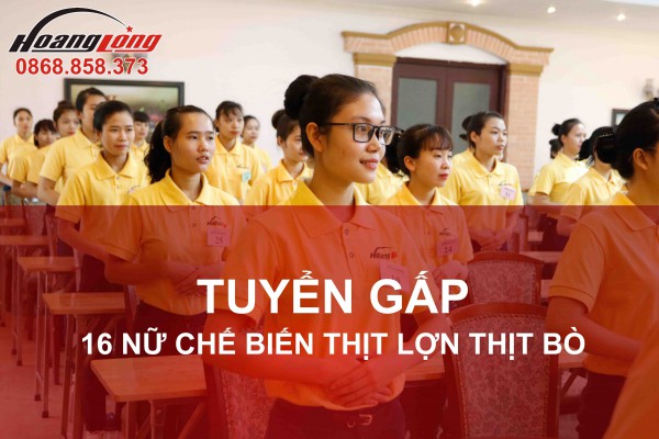 16 NỮ TTS CHẾ BIẾN THỊT LỢN THỊT BÒ