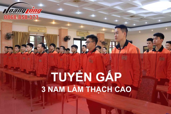 3 NAM TTS LÀM THẠCH CAO