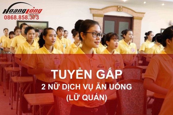 2 NỮ TTS DỊCH VỤ ĂN UỐNG (LỮ QUÁN)