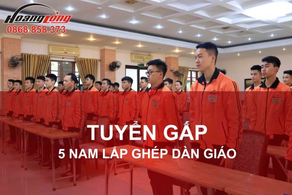 5 NAM TTS LẮP GHÉP DÀN GIÁO