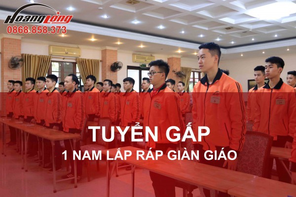 1 NAM TTS DỰNG GIÀN GIÁO