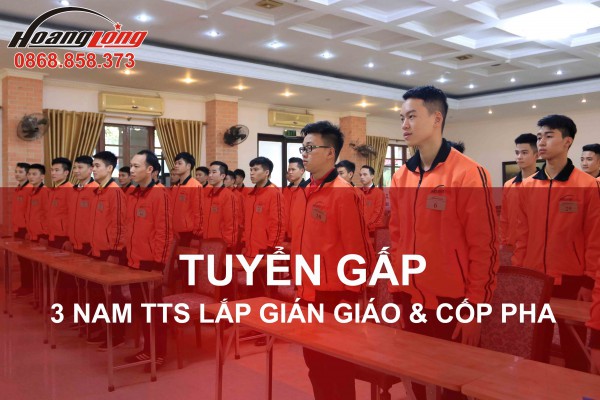 3 NAM TTS LẮP GIÁN GIÁO & CỐP PHA