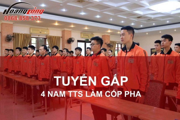 4 NAM TTS LÀM CỐP PHA