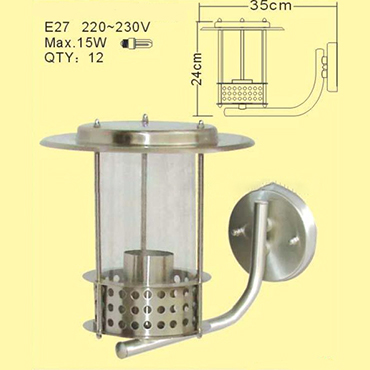 ĐÈN TƯỜNG INOX ROL266