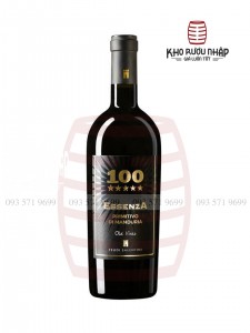 Rượu vang 100 Essenza Primitivo Di Manduria