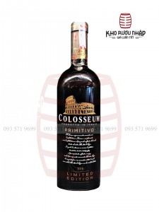 Rượu Vang Colosseum Primitivo Limited Edition 18%