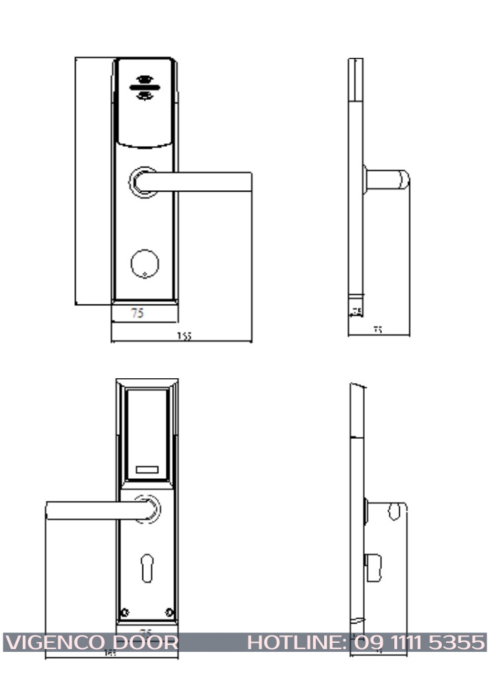 Khóa khách sạn VIGENCO_01